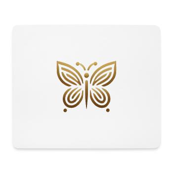 Schmetterling - Mousepad (Querformat) - Weiß - Vorne
