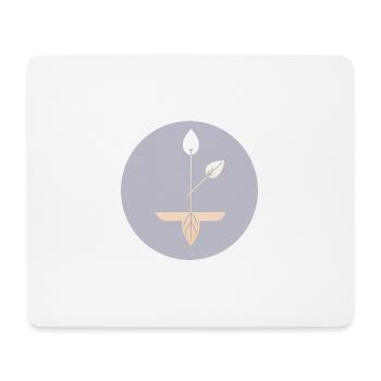 Plantes - Tapis de souris (format paysage) - blanc - Devant