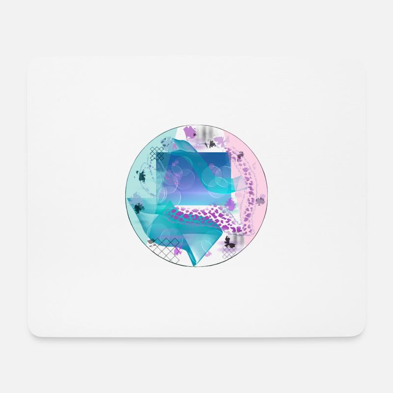 Fantasy World Sphere - Mousepad (Querformat) - Weiß
