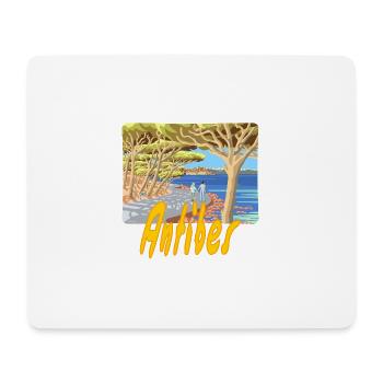 Antibes - Mousepad (Querformat) - Weiß - Vorne