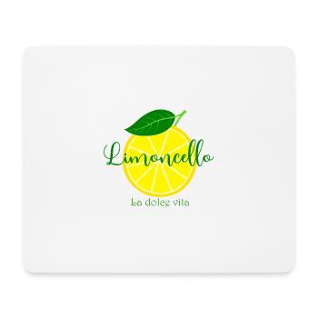 Limoncello La Dolce Vita  - Mousepad (Querformat) - Weiß - Vorne