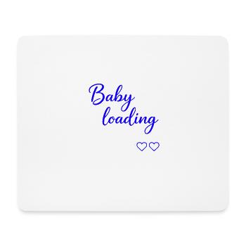 Chargement de bébé - Tapis de souris (format paysage) - blanc - Devant