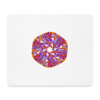 Étoile Lumineuse – Attracteur Étrange - Tapis de souris (format paysage) - blanc - Devant