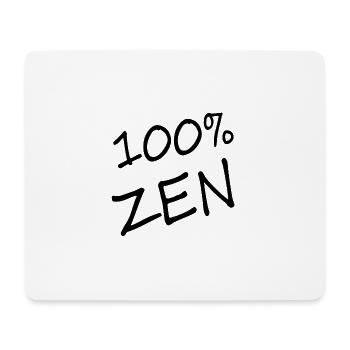 zen - Tapis de souris (format paysage) - blanc - Devant