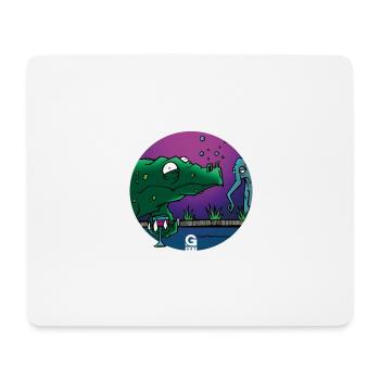 GIGGJOTT kuschelige Animationen - Mousepad (Querformat) - Weiß - Vorne