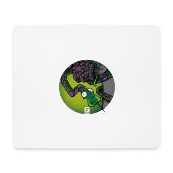 GIGGJOTT animates anacorda - Tapis de souris (format paysage) - blanc - Devant