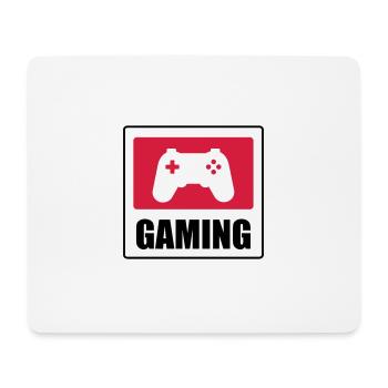 Gaming - Gamer - Mousepad (Querformat) - Weiß - Vorne