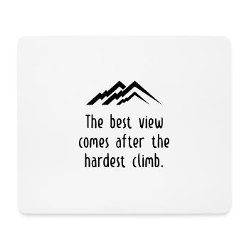 Citation Alpinisme - Montagne - Randonnée - Tapis de souris (format paysage) - blanc - Devant