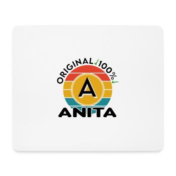 Anita - Mousepad (Querformat) - Weiß - Vorne