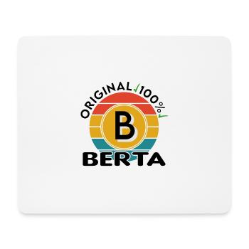 Berta - Mousepad (Querformat) - Weiß - Vorne