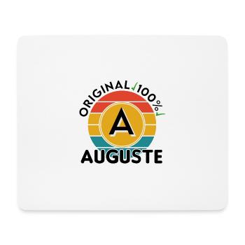 Auguste - Mousepad (Querformat) - Weiß - Vorne