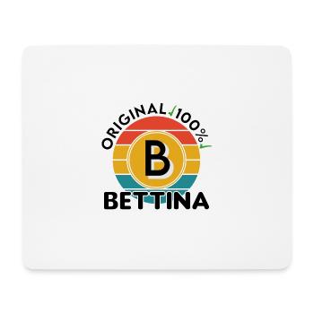 Bettina - Mousepad (Querformat) - Weiß - Vorne