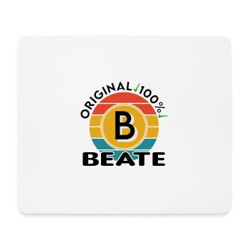Beate - Mousepad (Querformat) - Weiß - Vorne