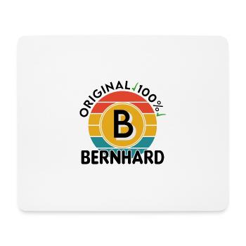 Bernhard - Mousepad (Querformat) - Weiß - Vorne