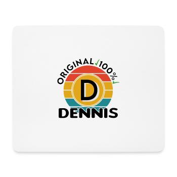 Dennis - Mousepad (Querformat) - Weiß - Vorne