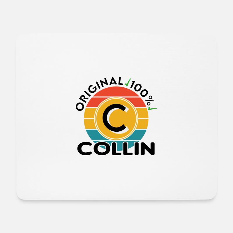Collin - Mousepad (Querformat) - Weiß