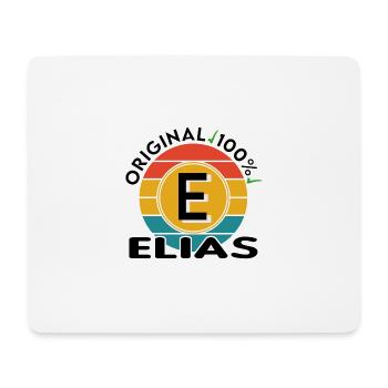 Elias - Mousepad (Querformat) - Weiß - Vorne