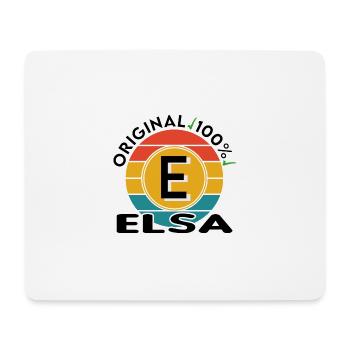 Elsa - Mousepad (Querformat) - Weiß - Vorne