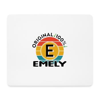Emely - Mousepad (Querformat) - Weiß - Vorne