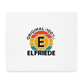 Elfriede - Mousepad (Querformat) - Weiß - Vorne