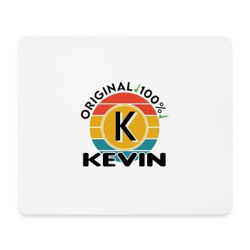 Kevin - Mousepad (Querformat) - Weiß - Vorne