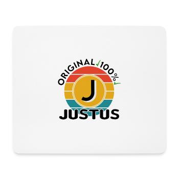 Justus - Mousepad (Querformat) - Weiß - Vorne