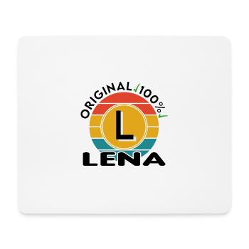 Lena - Mousepad (Querformat) - Weiß - Vorne