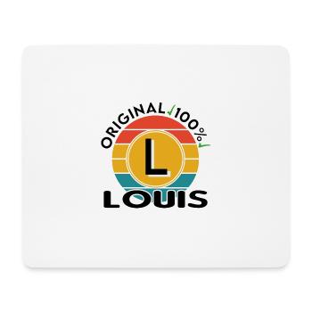 Louis - Mousepad (Querformat) - Weiß - Vorne