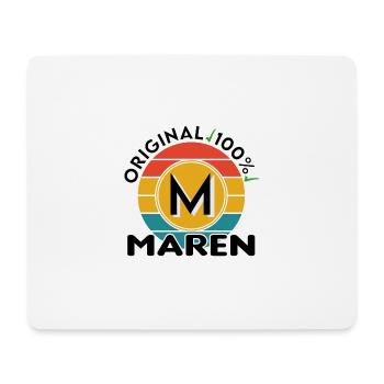 Maren - Mousepad (Querformat) - Weiß - Vorne
