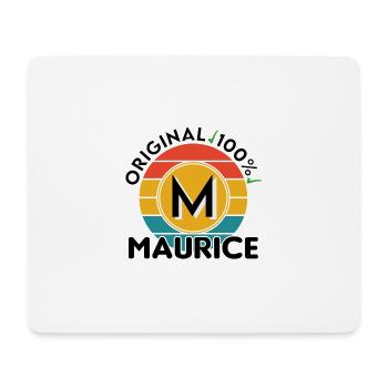 Maurice - Mousepad (Querformat) - Weiß - Vorne
