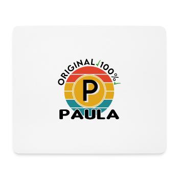 Paula - Mousepad (Querformat) - Weiß - Vorne