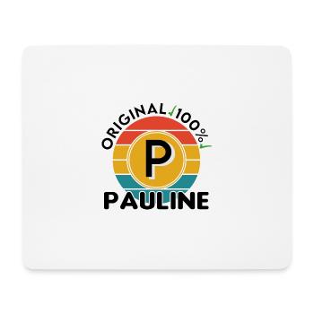 Pauline - Mousepad (Querformat) - Weiß - Vorne