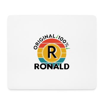 Ronald - Mousepad (Querformat) - Weiß - Vorne