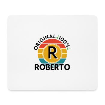 Roberto - Mousepad (Querformat) - Weiß - Vorne
