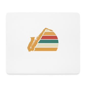 Spruch Saxophon Jazz - Mousepad (Querformat) - Weiß - Vorne