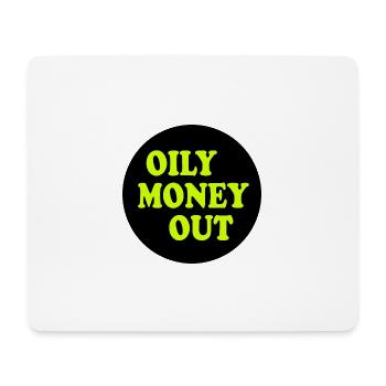 Only money out - Mousepad (Querformat) - Weiß - Vorne