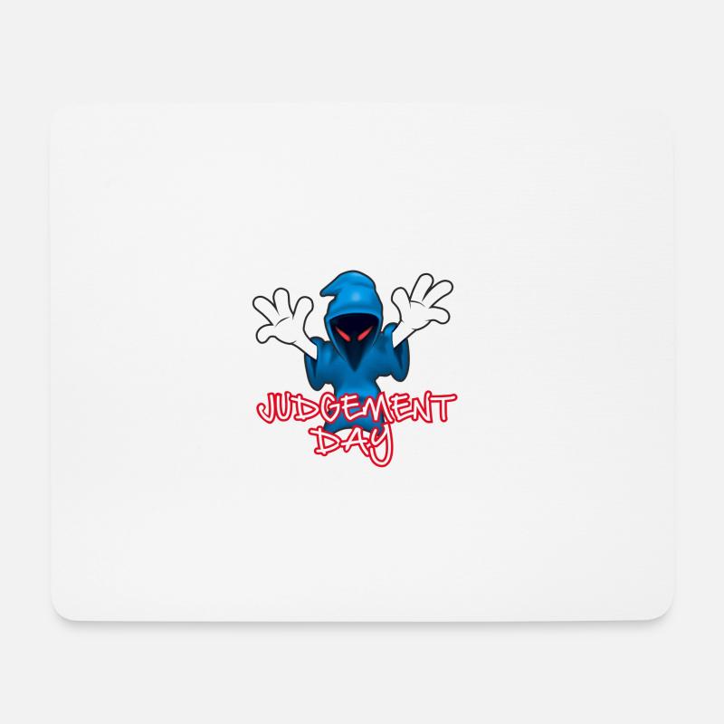 JD Logo+Text (Digital)*trans - Mouse Pad (horizontal) - white