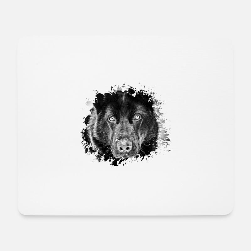 German shepherd - Mouse Pad (horizontal) - white