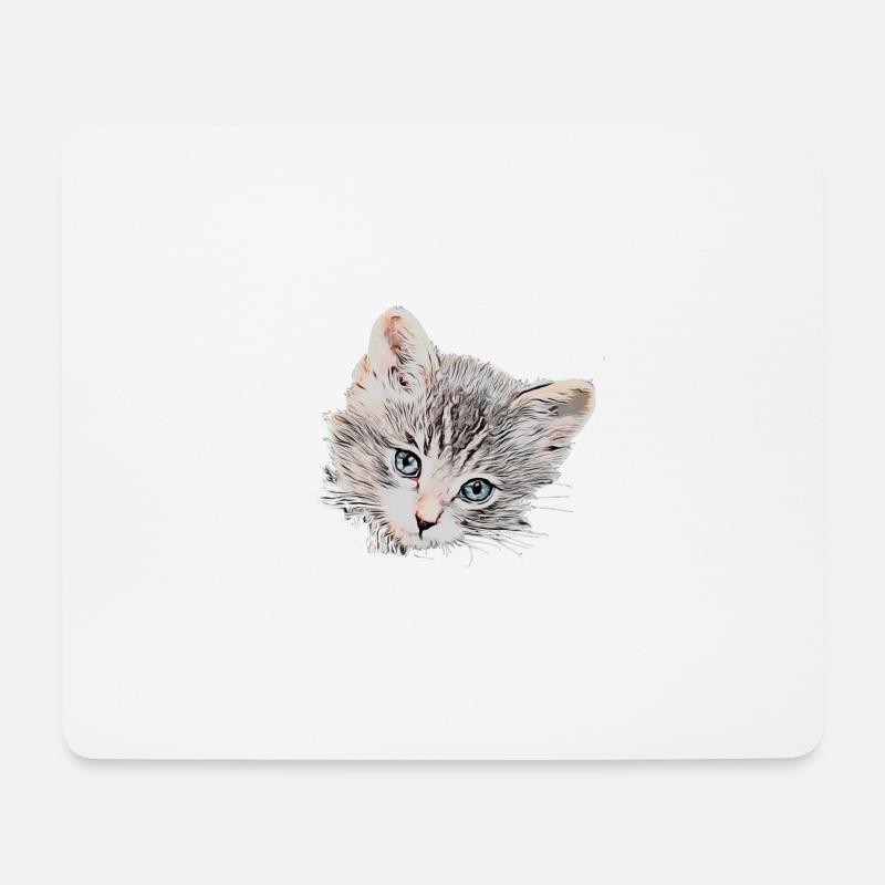Cats 14 06 - Mousepad (Querformat) - Weiß