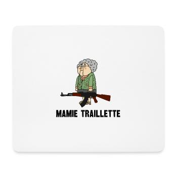 MAMIE TRAILLETTE - Tapis de souris (format paysage) - blanc - Devant