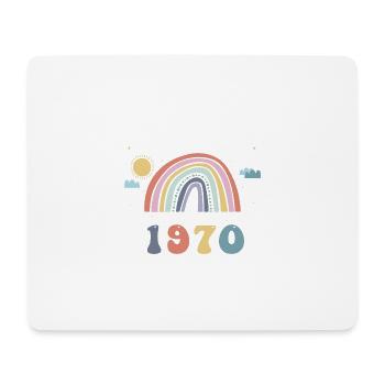 Making The World a Better Place Since 1970, 53rd - Mouse Pad (horizontal) - white - Front
