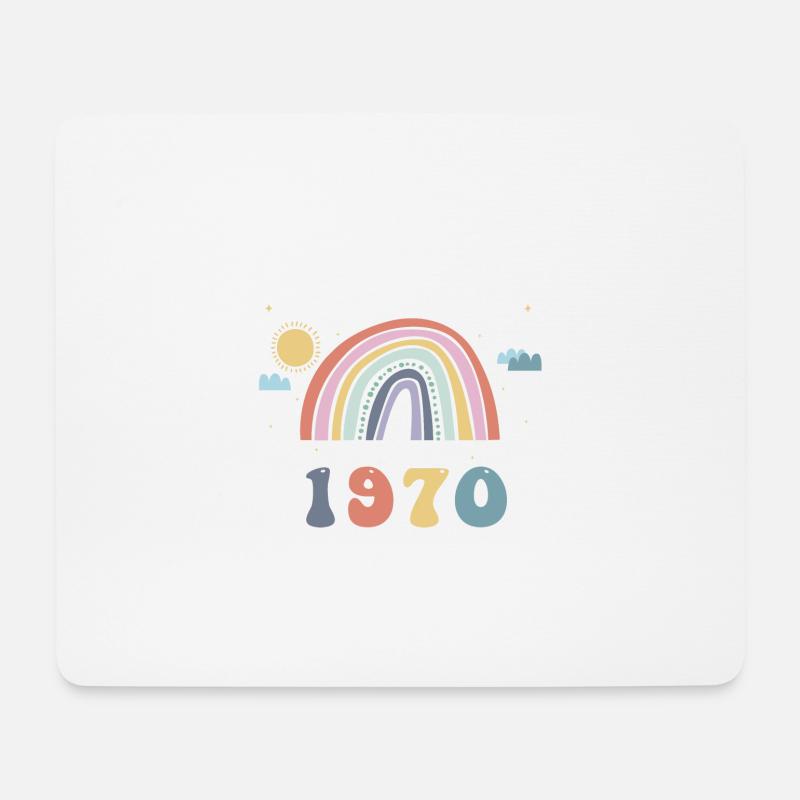Making The World a Better Place Since 1970, 53rd - Mouse Pad (horizontal) - white