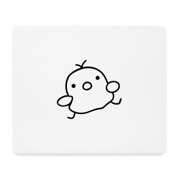 Funny Chick – Funny Dear Chick - Mouse Pad (horizontal) - white - Front