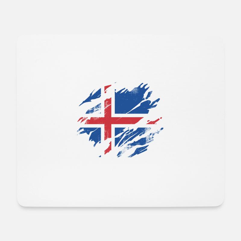 Island Jungs - Mousepad (Querformat) - Weiß