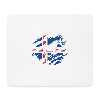 Icelander - Mouse Pad (horizontal) - white - Front