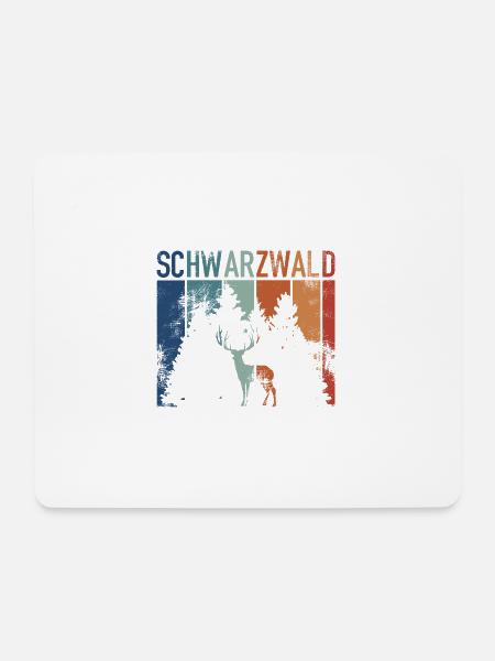 Schwarzwald - Mousepad (Querformat) - Weiß