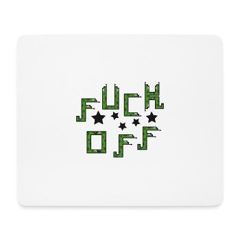 Fuck Off Retrosnakes - Tapis de souris (format paysage) - blanc - Devant