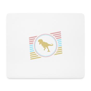 T-Rex - Mousepad (Querformat) - Weiß - Vorne