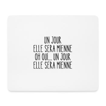 un jour elle sera mienne - Tapis de souris (format paysage) - blanc - Devant