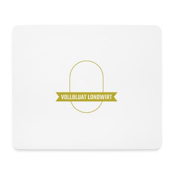 Vollbluat Londwirt - Mousepad (Querformat) - Weiß - Vorne